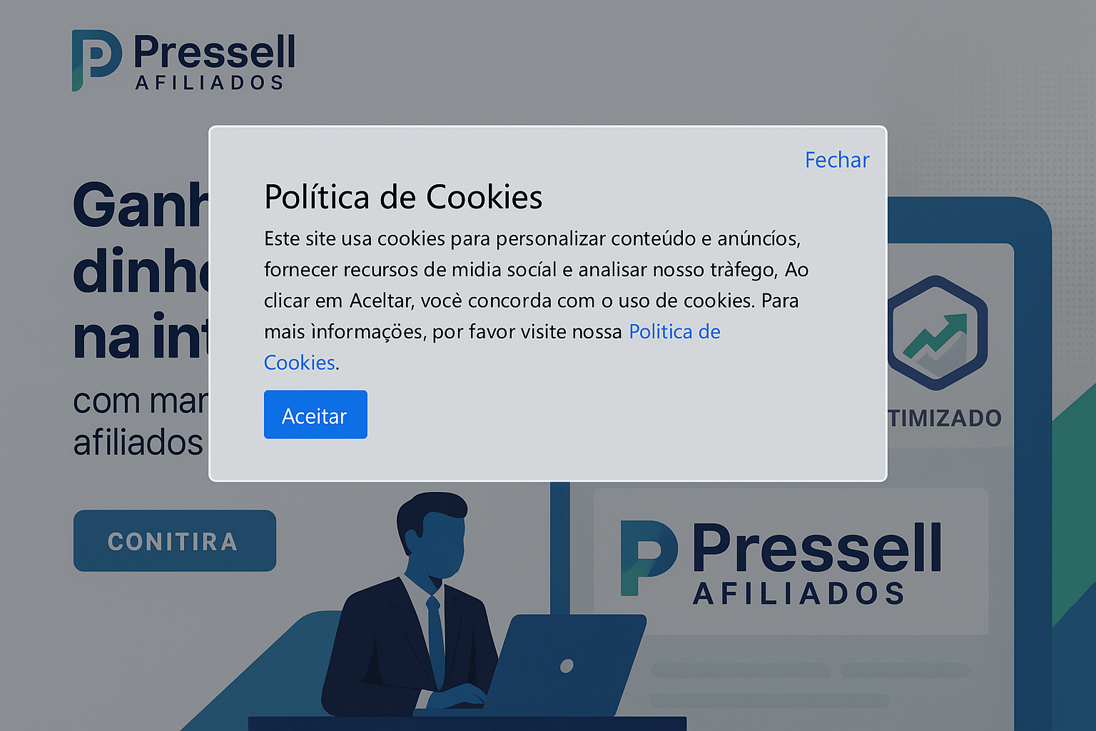 presell de cookies 