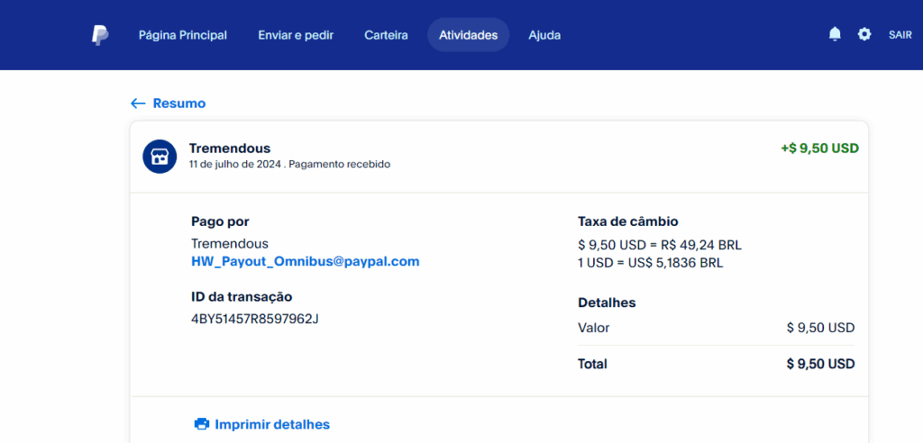 freecash prova de pagamento